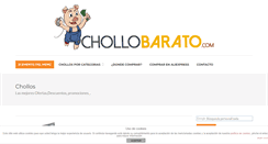 Desktop Screenshot of chollobarato.com