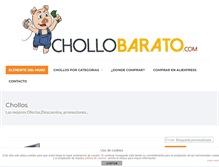 Tablet Screenshot of chollobarato.com